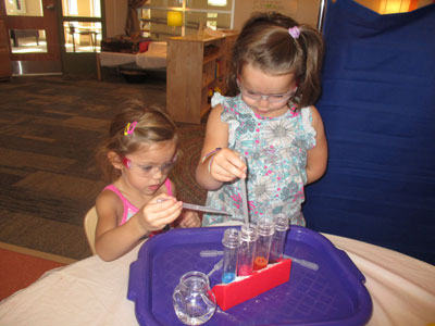 Students in Science Lab room