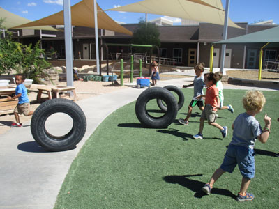 Chasing tires down the hill